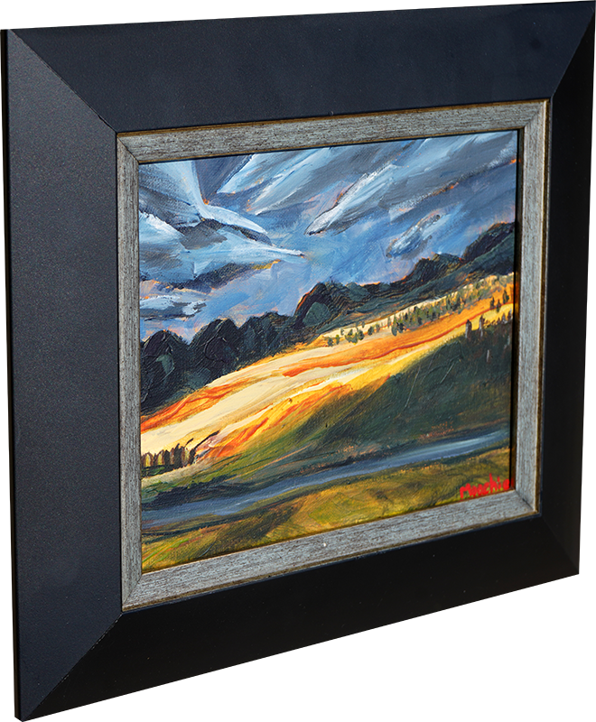 The Colorful Hills - MOOCHIE - 14.5x12.5"