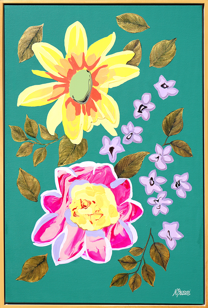 Summer Bouquet - Neena Buxani - 24x36"