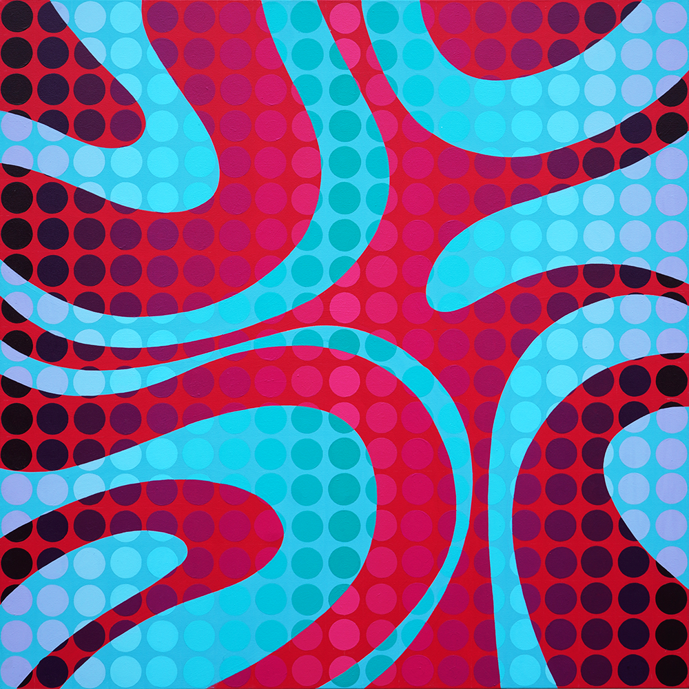 Cosmic Flow - Sophia Croasdale - 36x36"