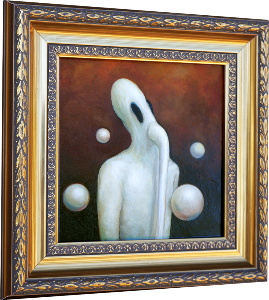 The Pilgrim - Sean Thornton - 13 X 13"