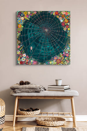 Pink Spiderweb - PRINT - Eli Halpin