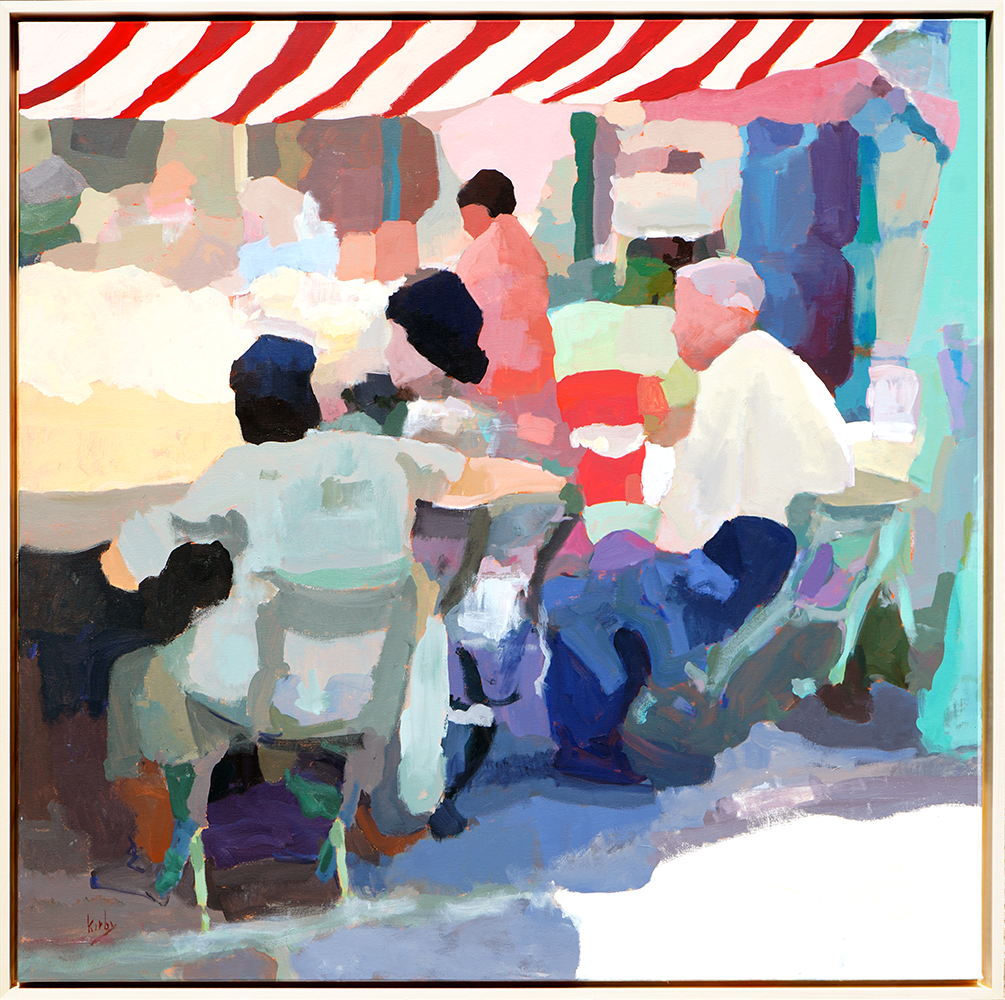 Cafe Americano #6 - Randall Kirby Cogburn - 41x41"