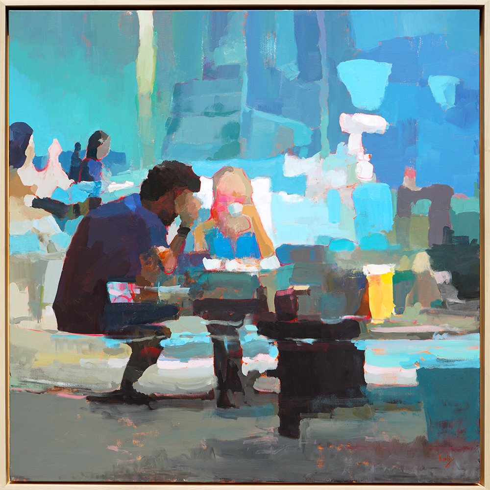 Cafe Americano #4 - Randall Kirby Cogburn - 41x41"