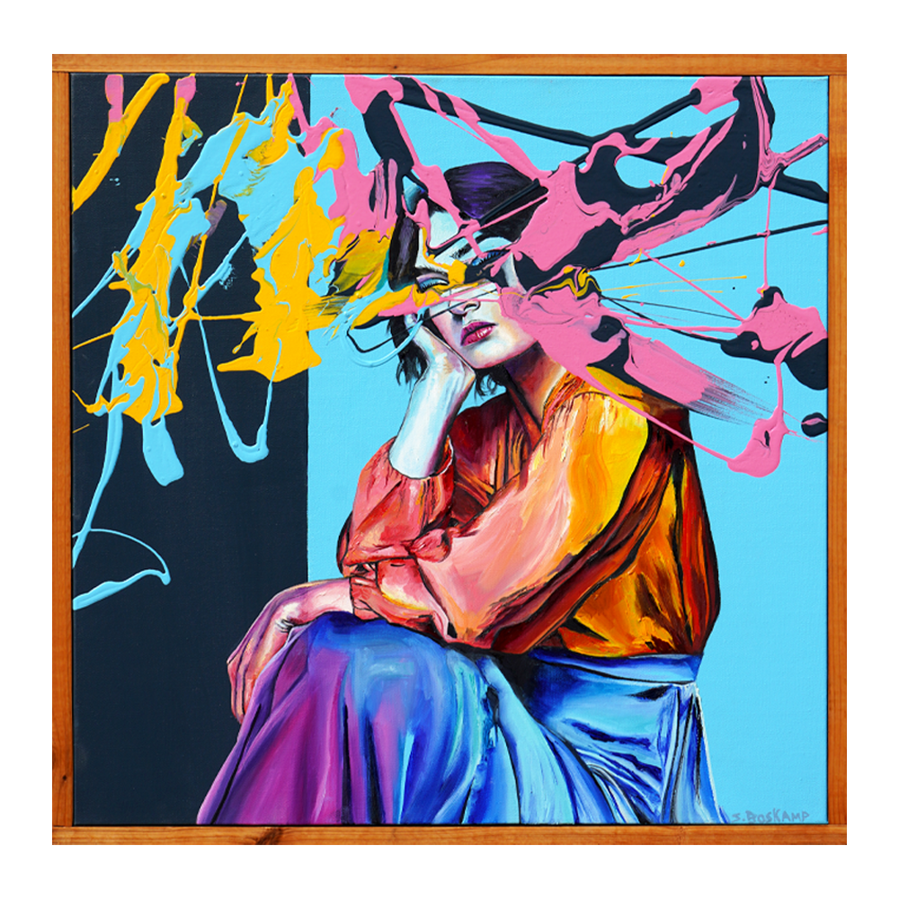 That Retro Feeling - Sandra Boskamp - 24x24"