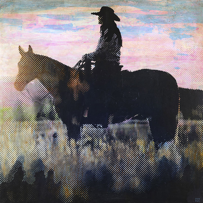 Sunset Ride - Judy Paul - 30x30"
