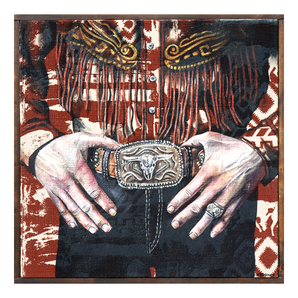 Ain't My First Rodeo - Sandra Boskamp - 24x24"