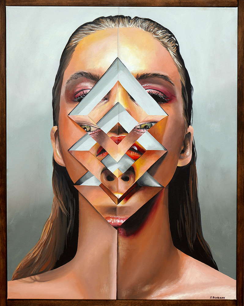 Nobody Smirks In My Dreams - Sandra Boskamp - 24x30"