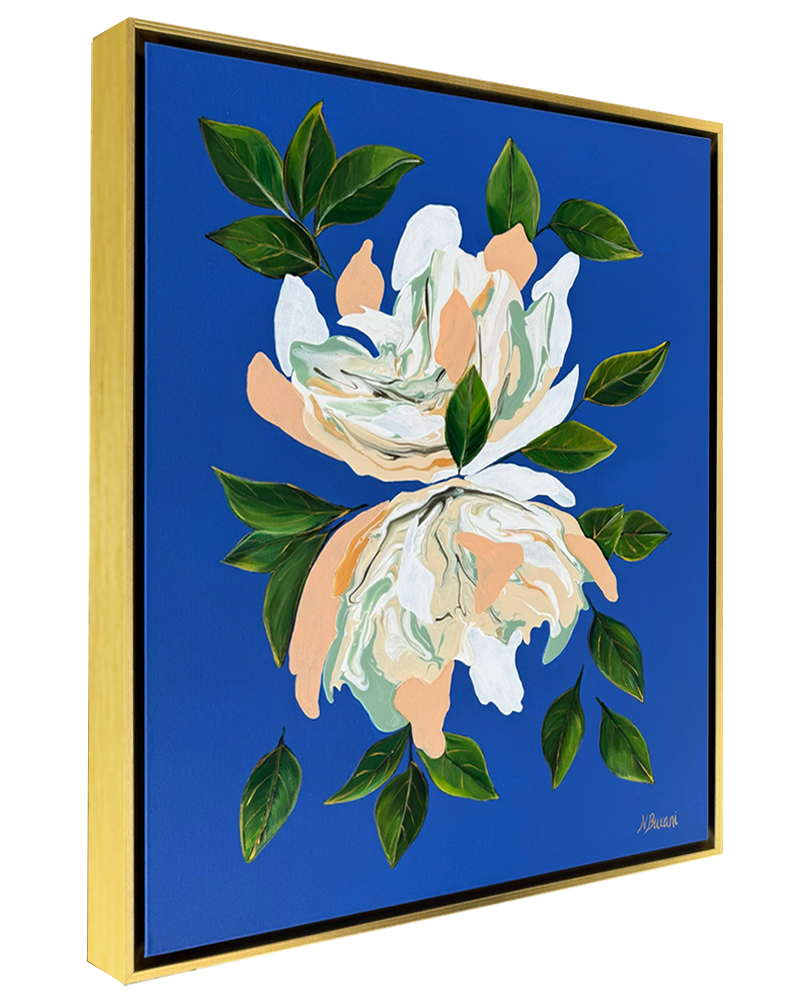 Sapphire Serenade - Neena Buxani - 24x30"