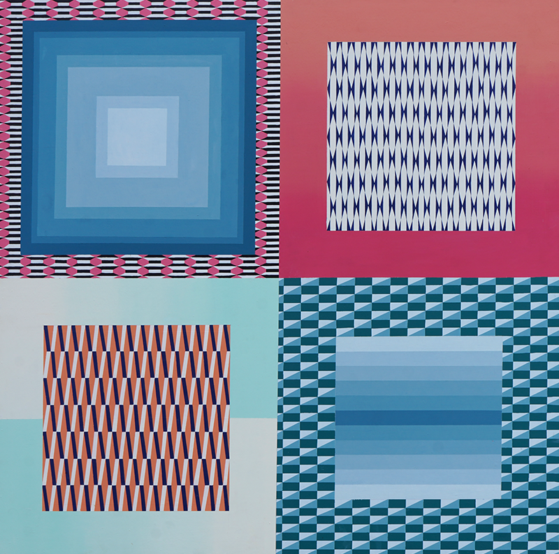 Rhythm - Sophia Croasdale - 48x48"
