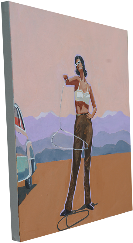Teddy Lasso - Sarah Boisvert - 30x30"