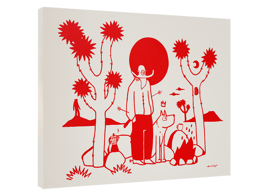 Camp Rojo - Gerardo Rodriguez - 30x40"