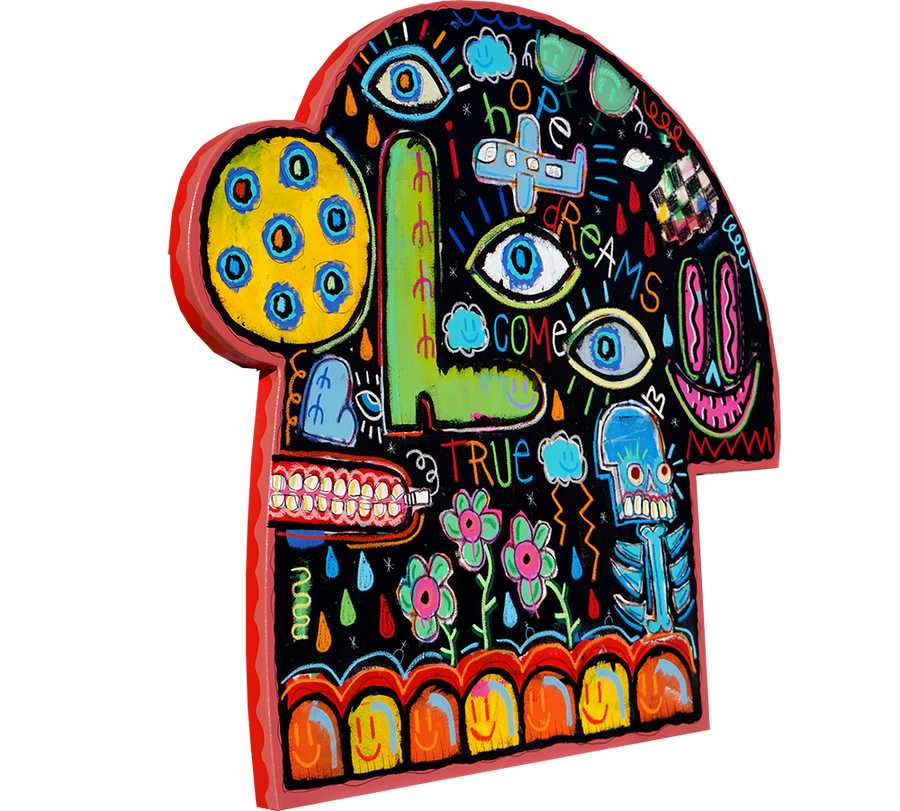 I Hope Dreams Come True - Jeff Skele - 42x45"