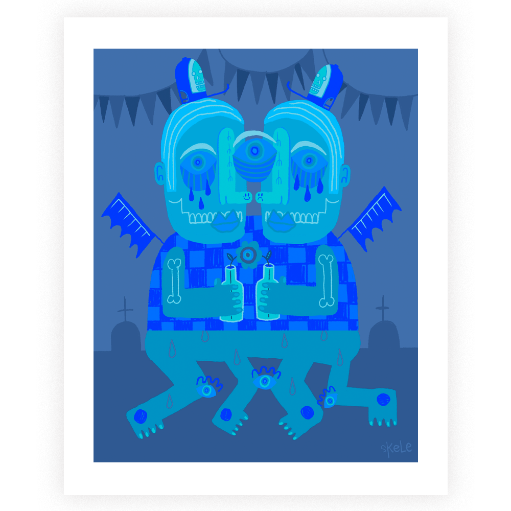 Life Of The Party - Jeff Skele - Paper Print