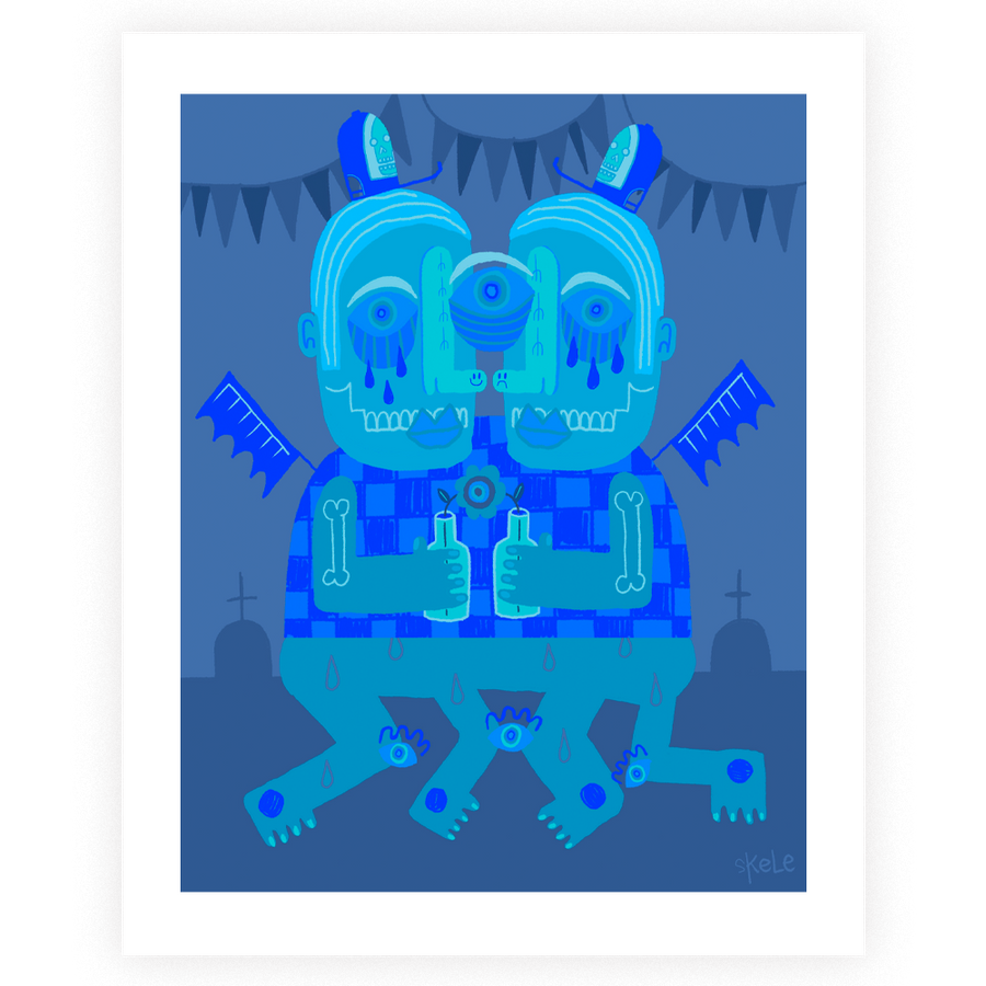 Life Of The Party - Jeff Skele - Paper Print