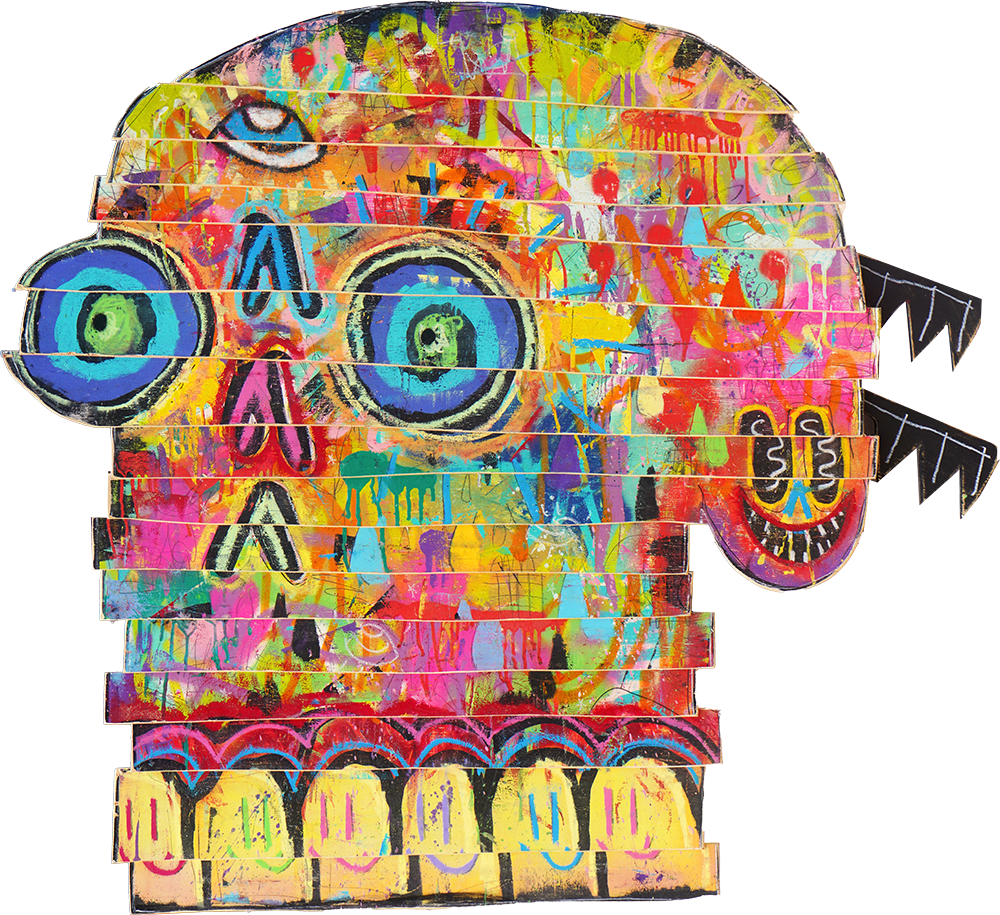 Up and Decay - Jeff Skele - 45x45"