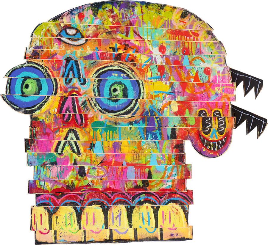 Up and Decay - Jeff Skele - 45x45"