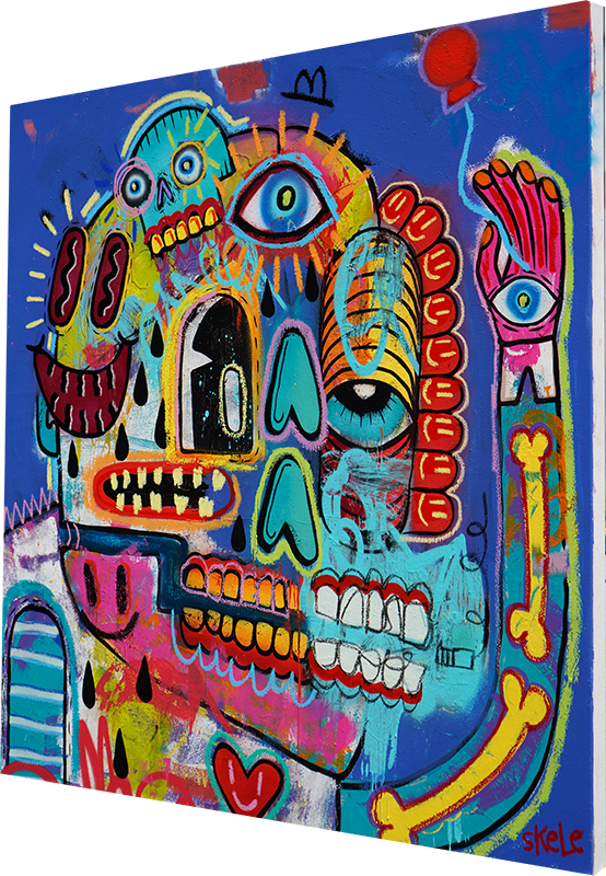 Wild World - Jeff Skele - 48x48"