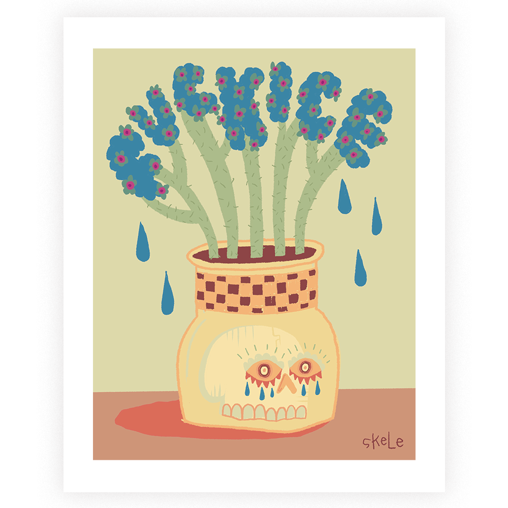 F*ck Ice - Jeff Skele - Paper Print
