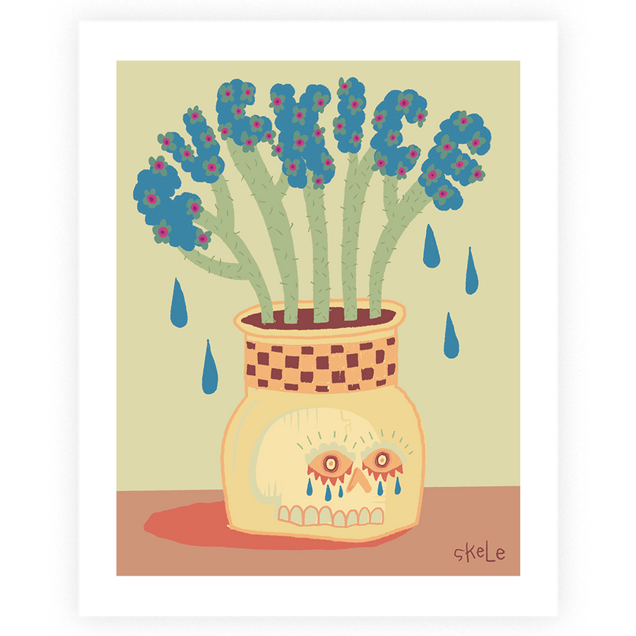 F*ck Ice - Jeff Skele - Paper Print