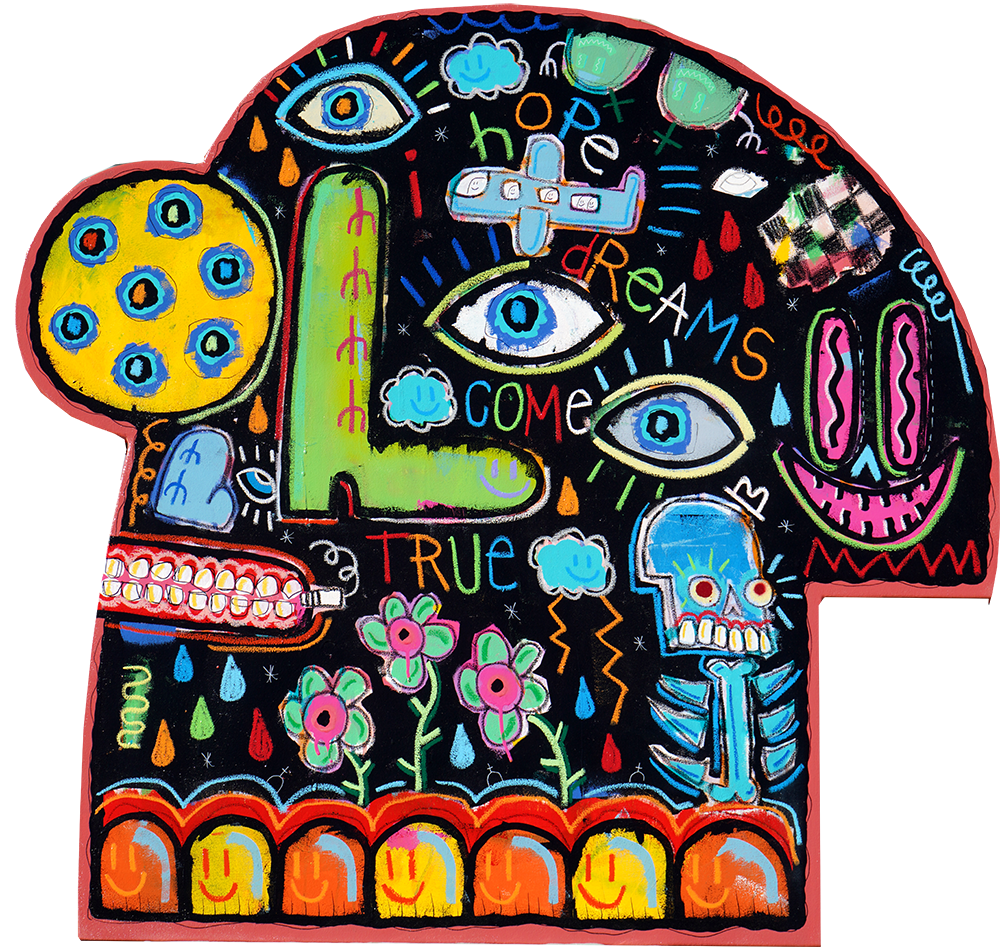 I Hope Dreams Come True - Jeff Skele - 42x45"