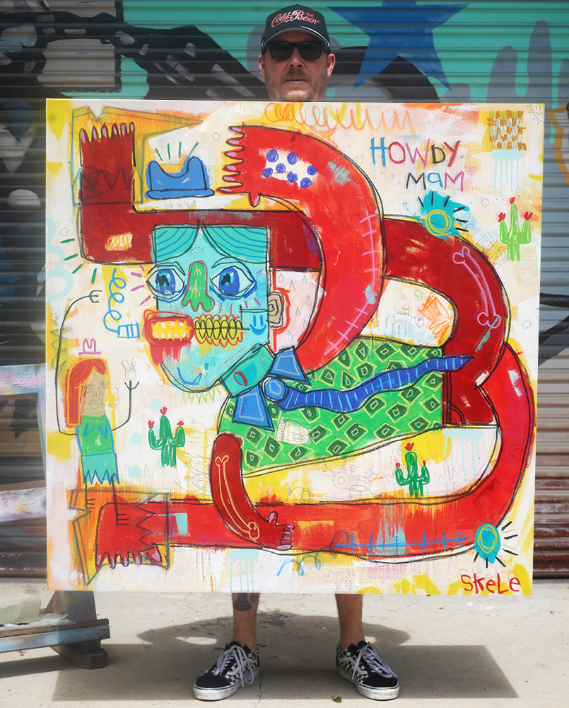 Tip Ya Hat- Jeff Skele - 48x48"