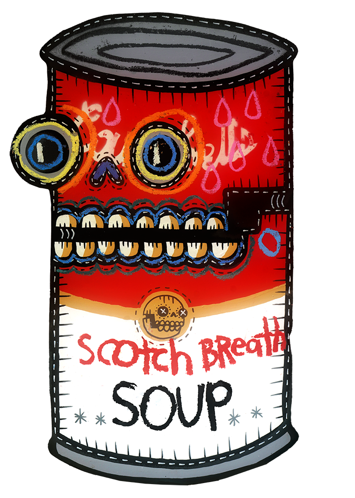 Scotch Breath - Jeff Skele - 10x12"