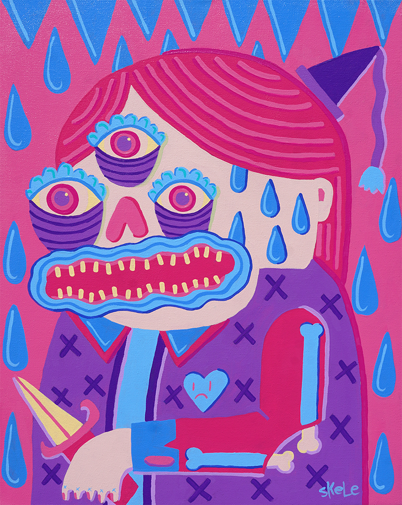 Party People - Jeff Skele - 16x20"