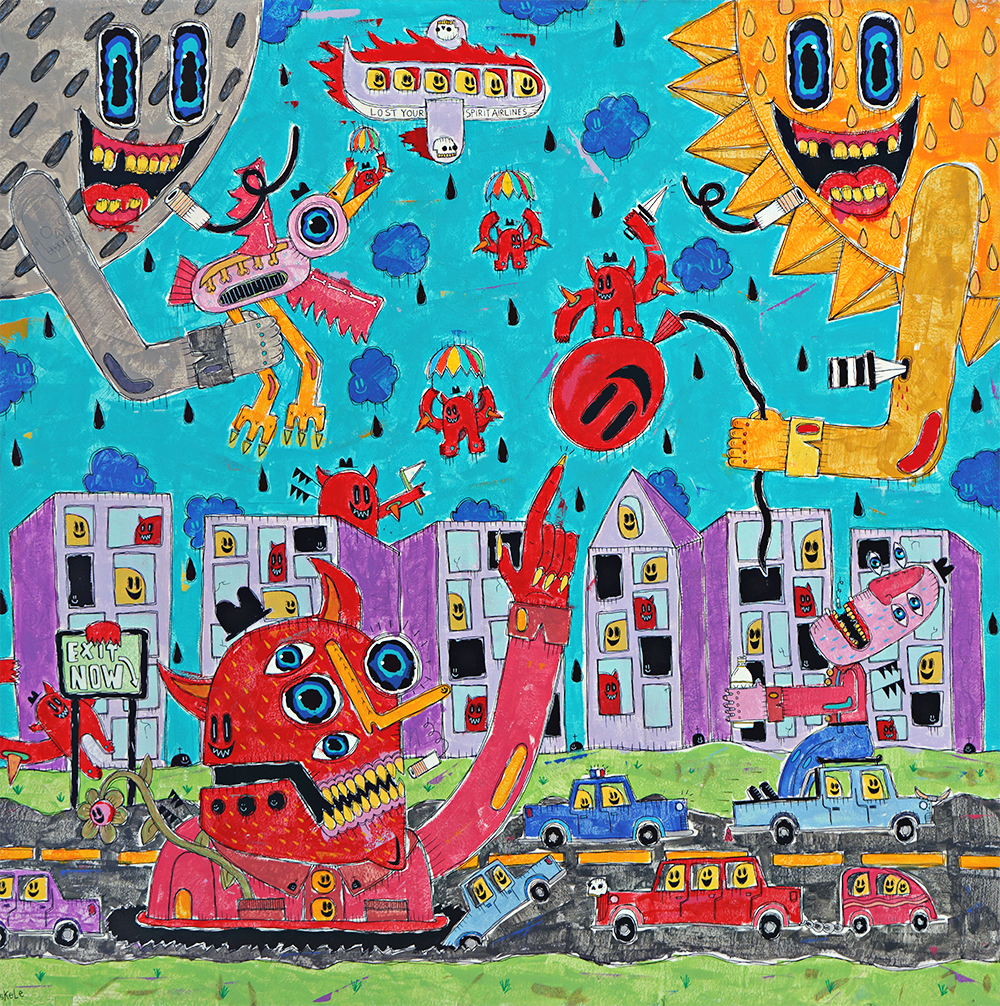 Doom Songs Fill The Sky - Jeff Skele - Print - Various Sizes