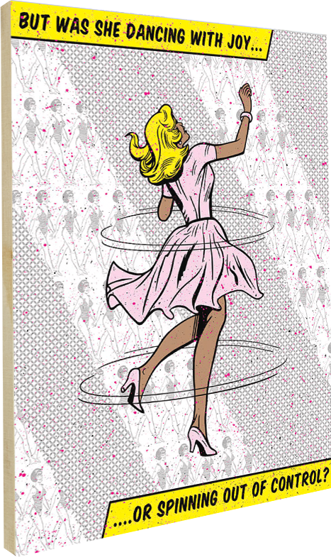 Dancing (But Was She) - 18x24" - Beast Syndicate