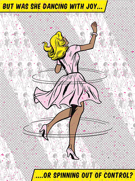 Dancing (But Was She) - 18x24" - Beast Syndicate