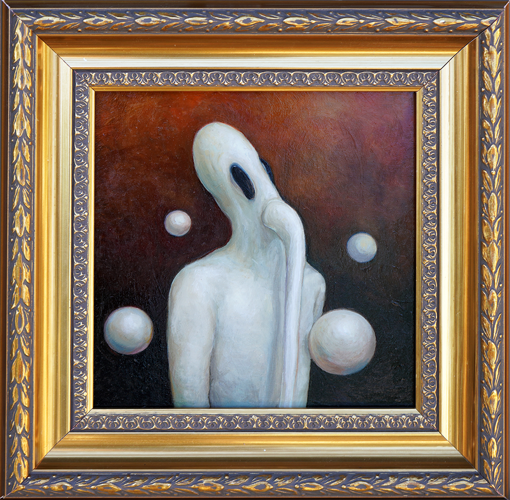 The Pilgrim - Sean Thornton - 13 X 13"