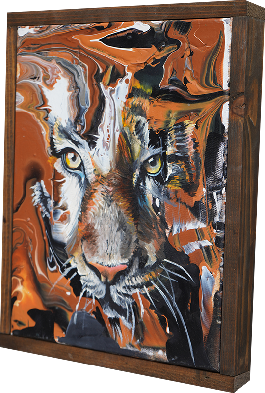 Tiger - Sandra Boskamp - 12x15"
