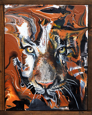 Tiger - Sandra Boskamp - 12x15"