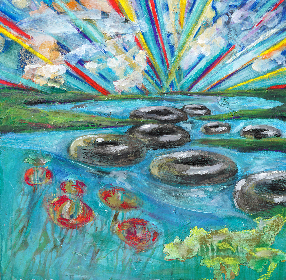 Tubes - Jessica Erickson - 30x30"