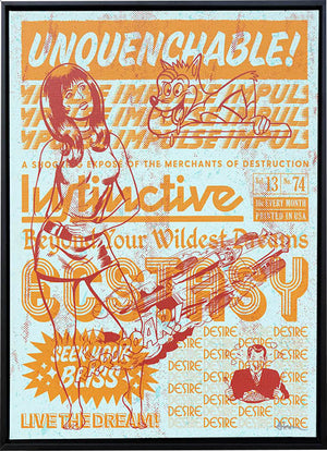 Unquenchable - Beast Screenprint - 18.5x24.5"