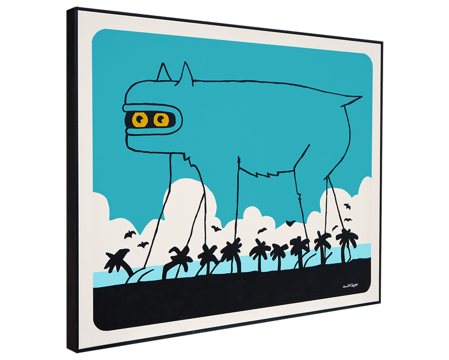 Monster in Paradise - Gerardo Rodriguez -  24x30"