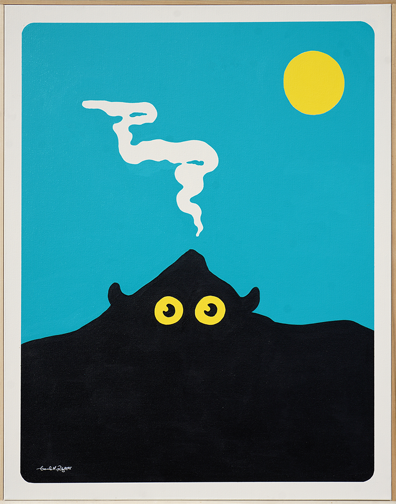 When the Volcano Blows West- Gerardo Rodriguez -  24x30"