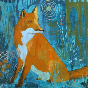 Fox Moon - Judy Paul - 20x20”