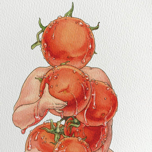 Wet Hot Tomato Summer - Jennifer Pate - 8x10"