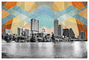 A Beautiful Day in Austin 2 32x48 on canvas