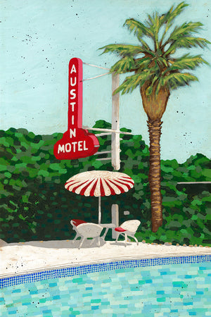 Austin Motel - PRINT - Joel Ganucheau