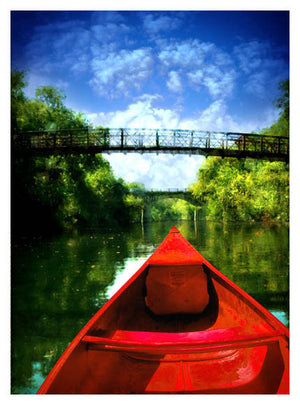 Barton Springs Canoe by Jake Bryer