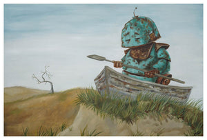 Beached Boat Bot - Lauren Briere - 16x24"