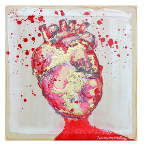 Bleeding Heart - 10x10" - Teresa Moralez