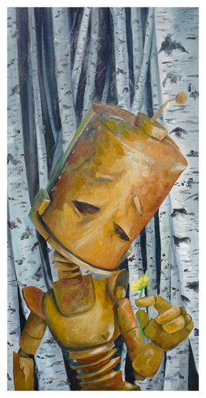 Pensive Birch Bot - Lauren Briere - Print
