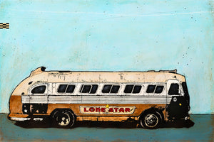 Broken Spoke Bus - PRINT - Joel Ganucheau