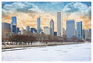 Chicago Skyline by Jake Bryer