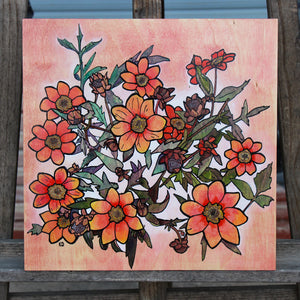Flower Garden of Fort Collins - Katie Chance - 12x12"