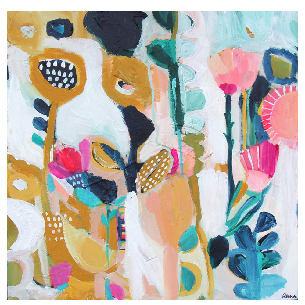 Flower Series - Anna Swanson - 16x16"