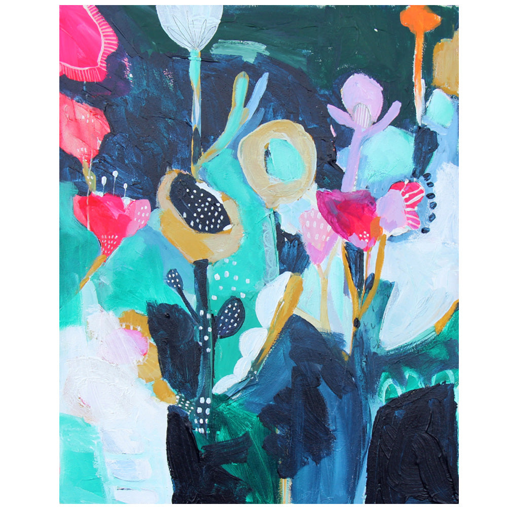 Flowers Are Magic - Anna Swanson - 16x20"